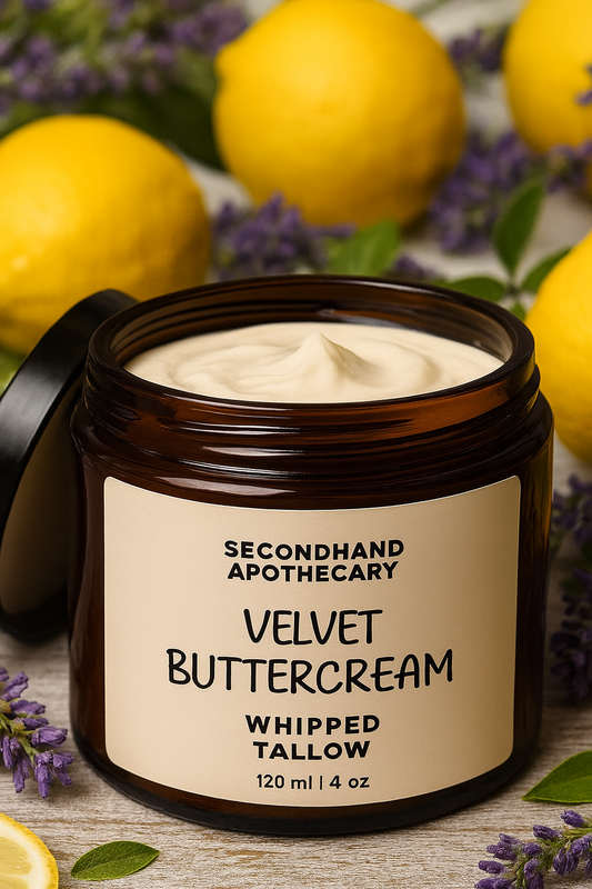 Velvet Buttercream Whipped Tallow | All-Organic Citrus & Madagascar Vanilla Body Butter