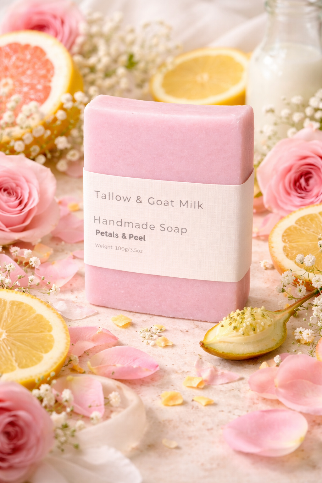 Petals & Peel - Tallow & Goat Milk Soap