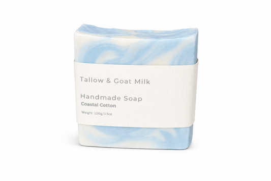 Coastal Cotton - Tallow & Goat Milk Soap